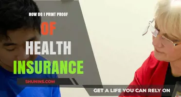 How to Easily Print Your Health Insurance Proof: A Step-by-Step Guide