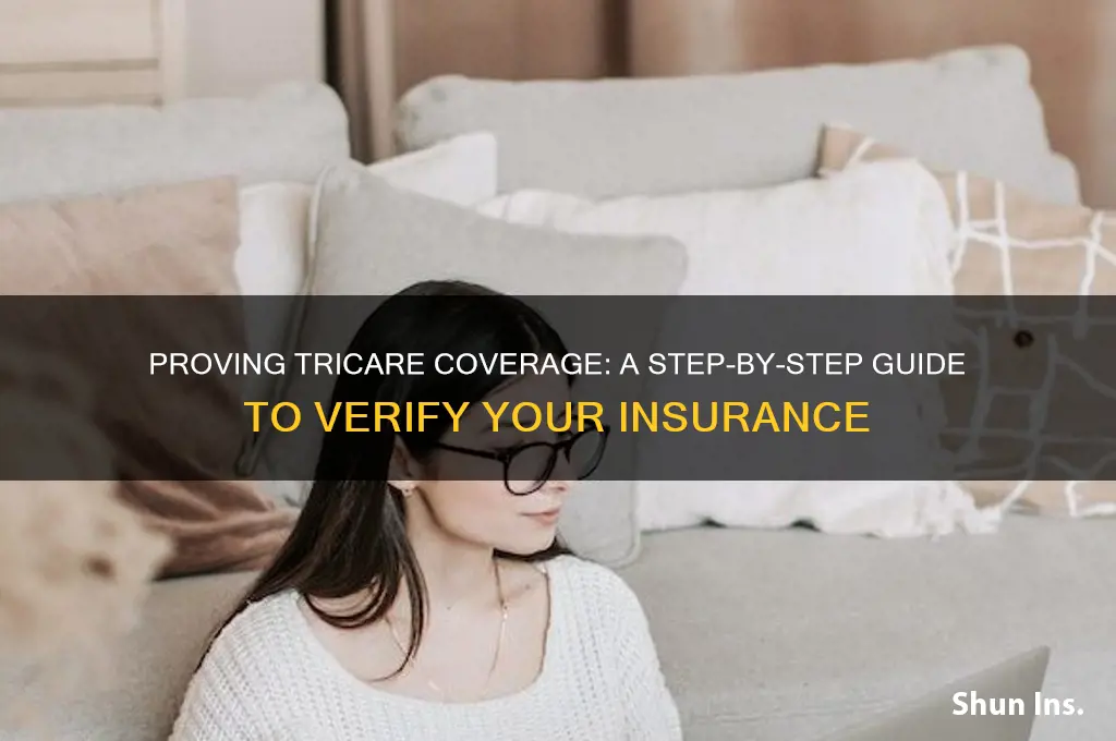 how do i prove i have tricare insurance