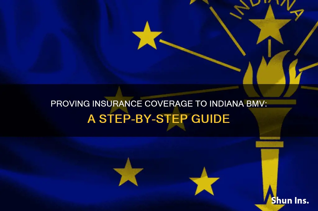 how do i prove i was insured to indiana bmv