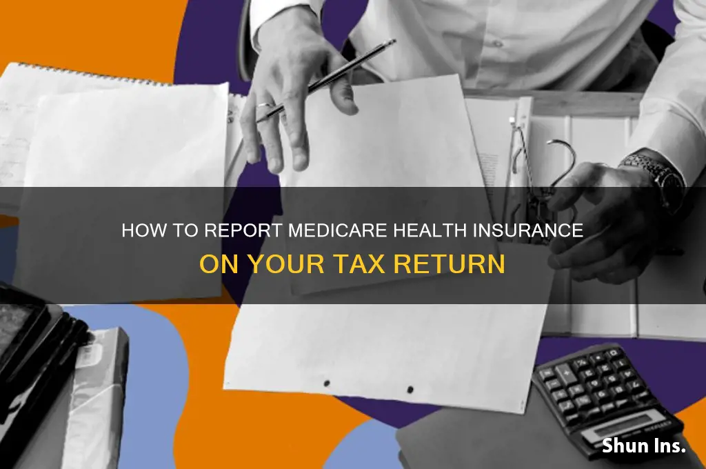 how do i put medicare health insurance on taxes