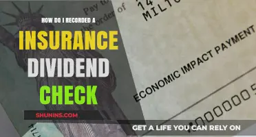 Recording an Insurance Dividend Check: A Step-by-Step Guide