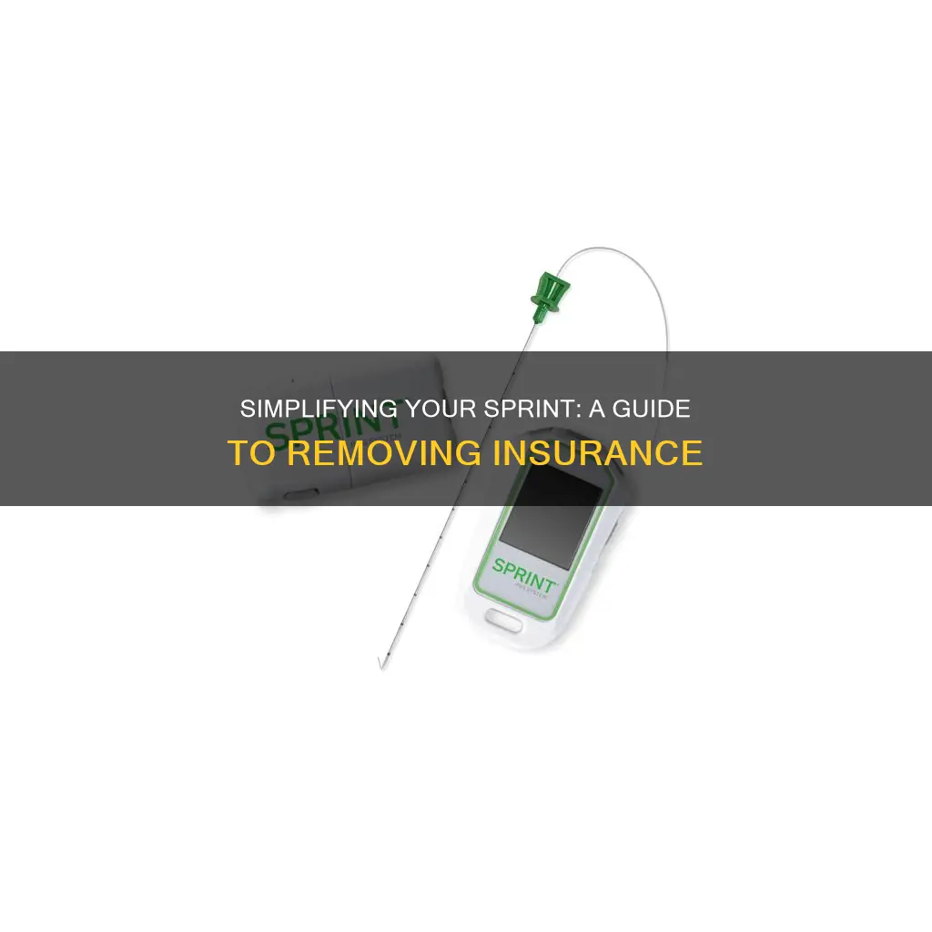 how do I remove insurance from my sprint phone