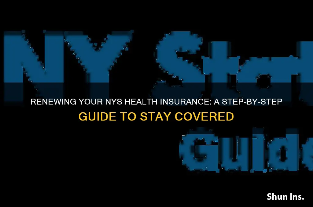 how do i renew my nys health insurance
