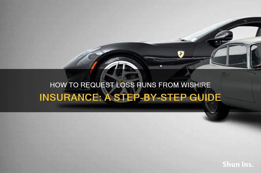how do i request my loss runs from wishire insurance
