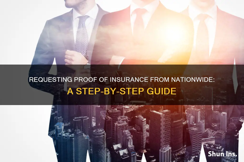 how do i request proof of insurance from nationwide