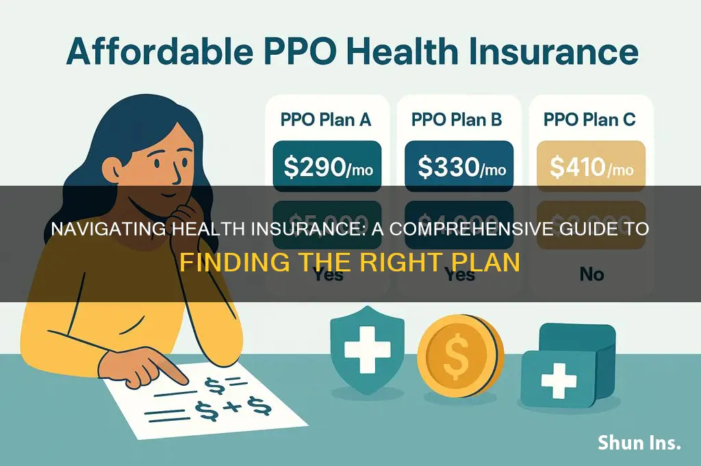 how do i search for different health insurance