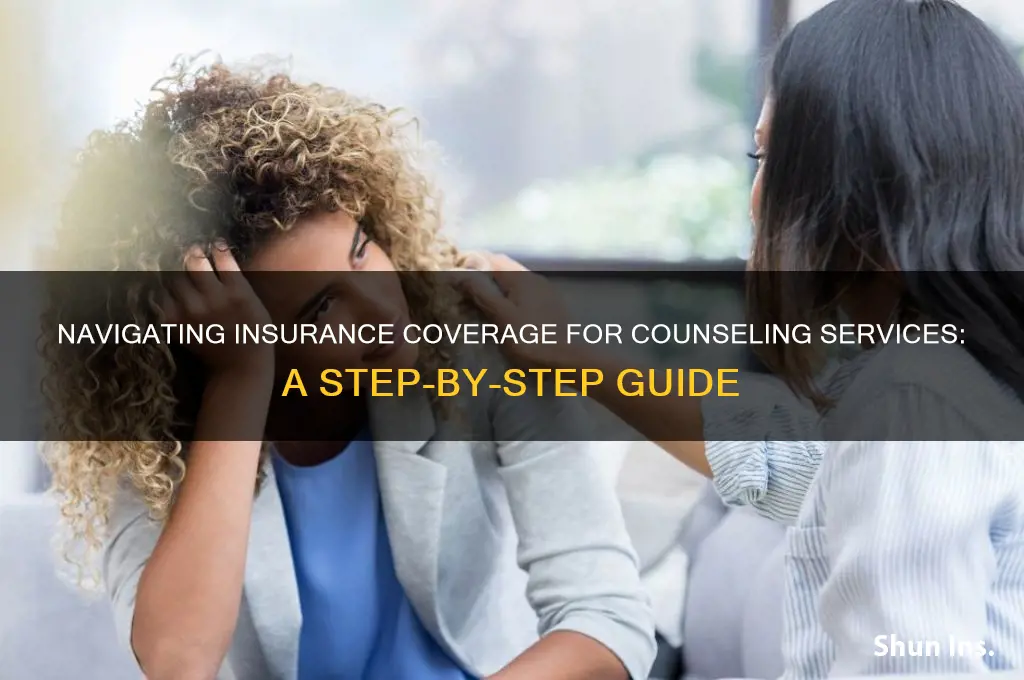 how do i see a counselor with my insurance