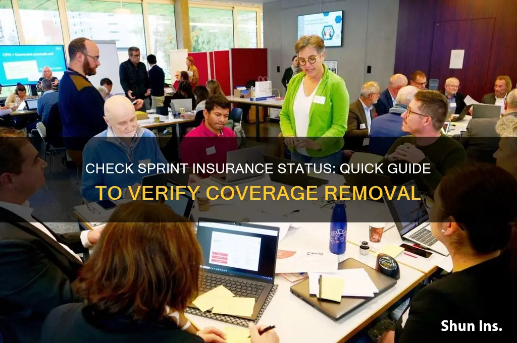 how do i see if sprint removed my insurance