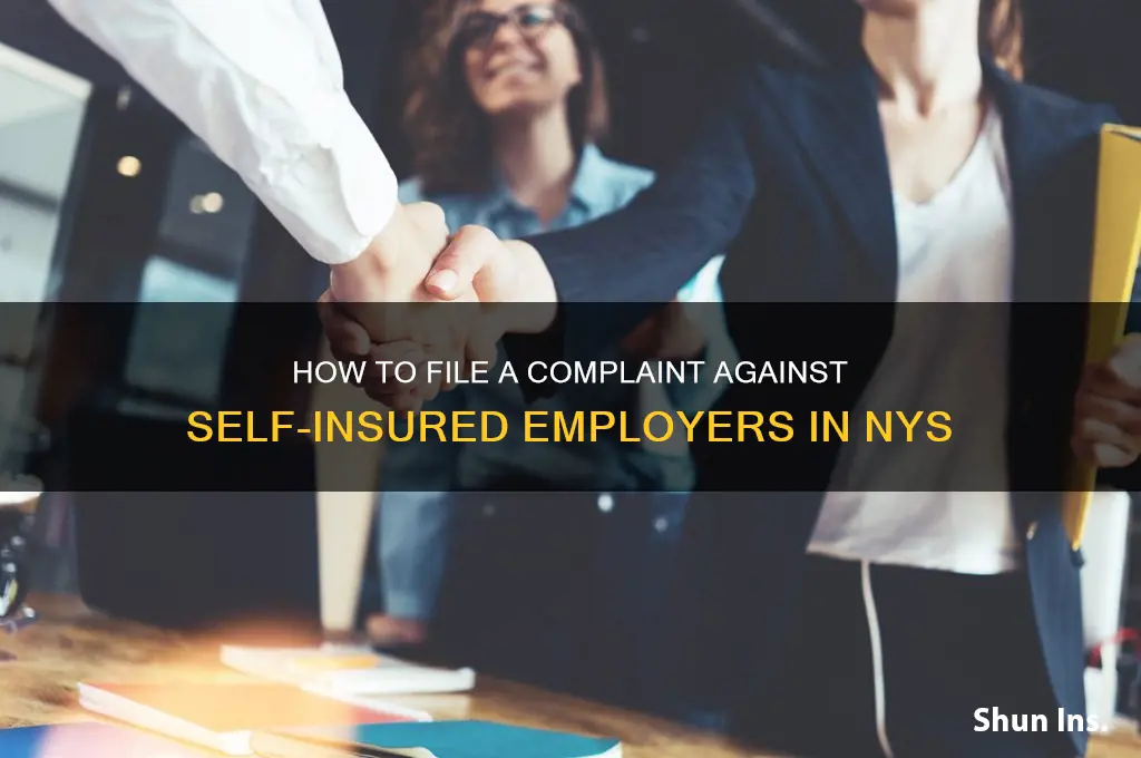 how do i send complaint to regarding self insured nys
