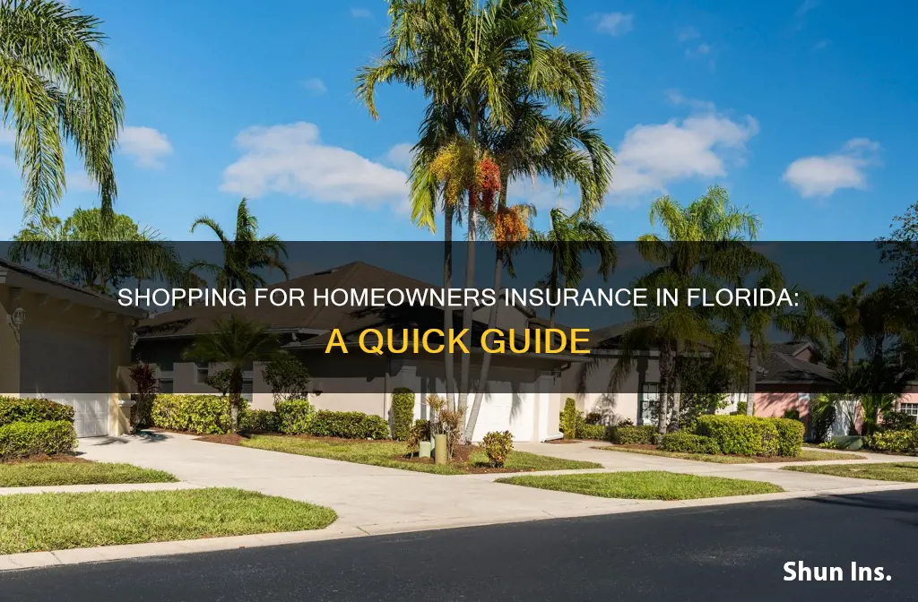 how do I shop for homeowners insurance in Florida