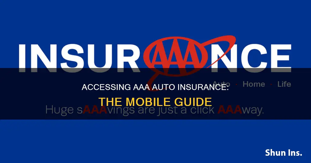 how do I show aaa auto insurance on my phone