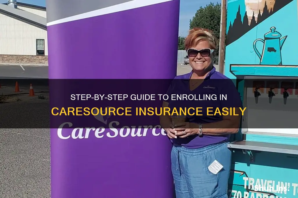 how do i sign up for caresource insurance