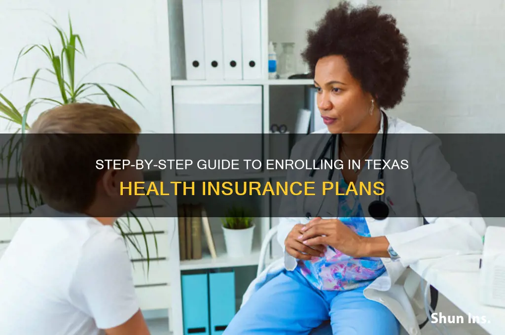 how do i sign up for health insurance in texas