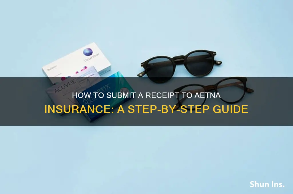how do i submit a receipt to insurance aetna