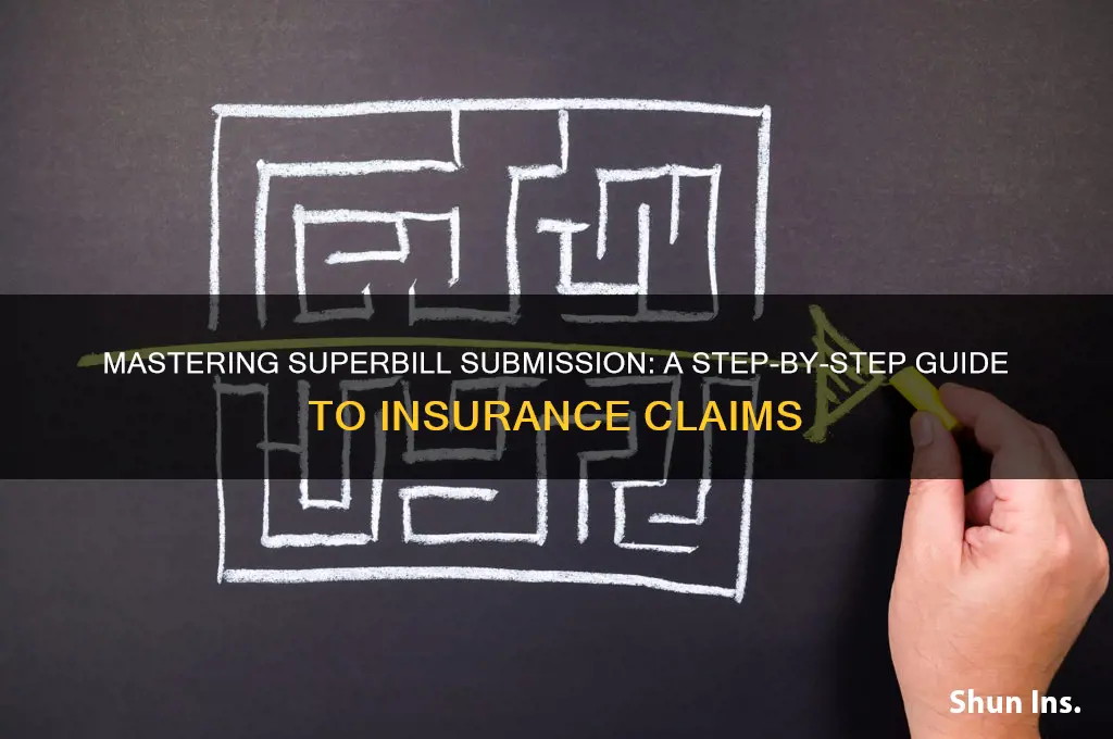 how do i submit a superbill to insurance