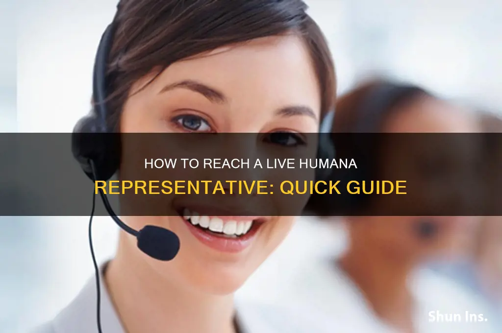 how do i talk to a real person at humana