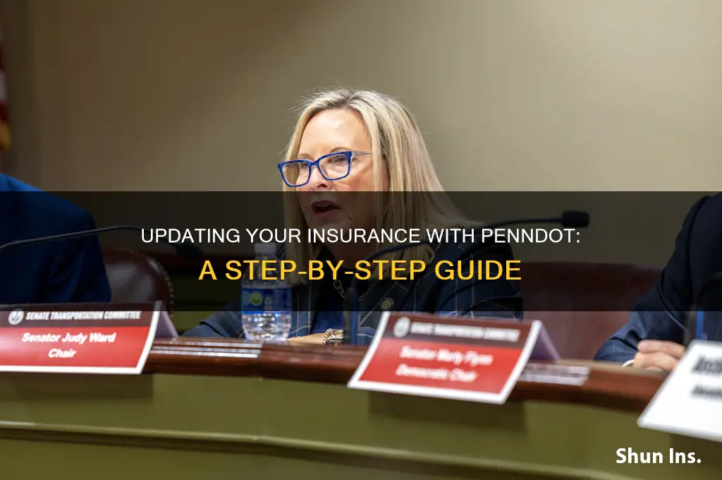 how do i tell penndot my new insurance