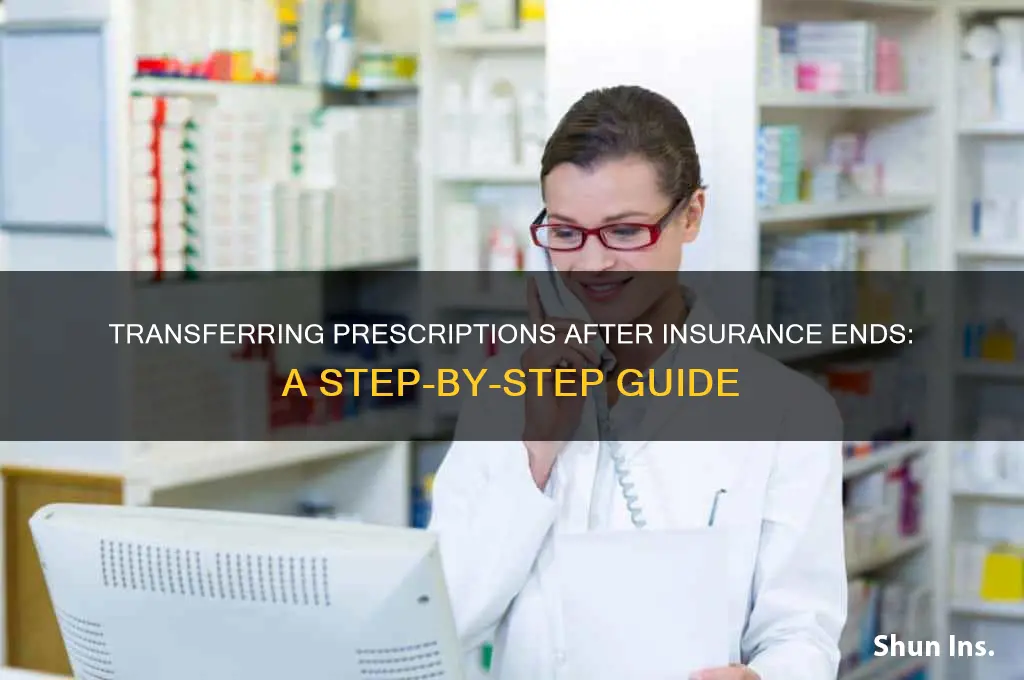 how do i transfer prescriptions after insurance ends
