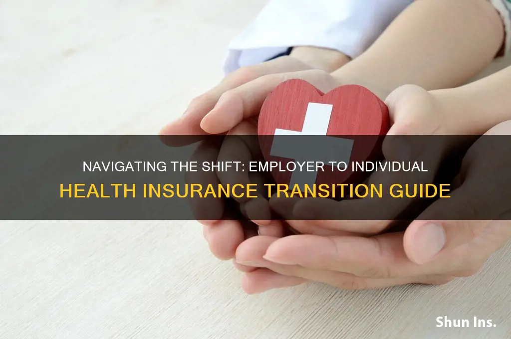 how do i transition from emploer to individual health insurance
