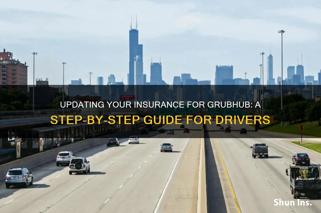 how do i update insurance at grubhub