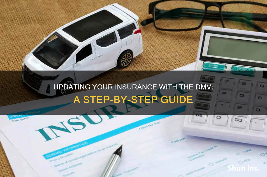 how do i update my insurance with the dmv