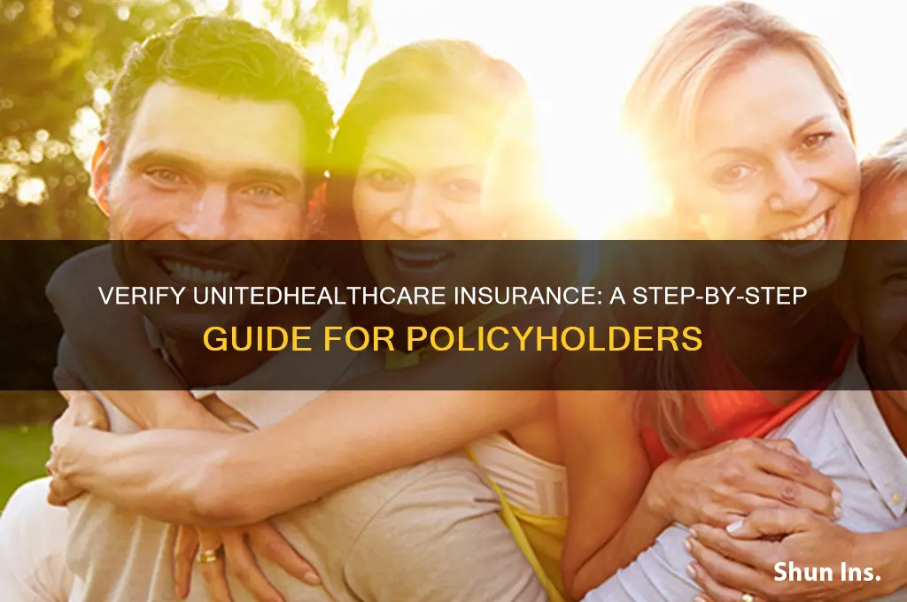 how do i verify unitedhealthcare insurance