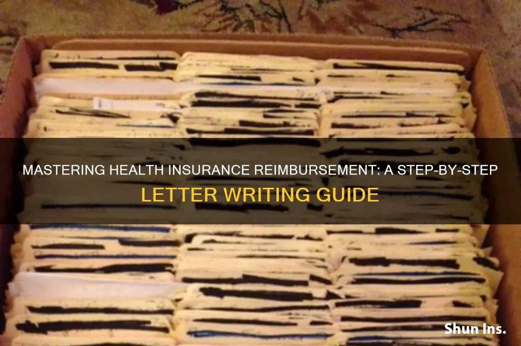 how do i write a letter to health insurance reimbursement