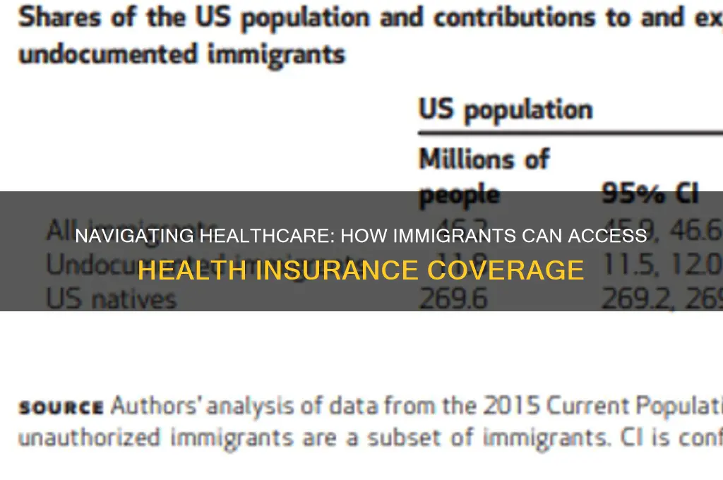 how do immigrants access health insurance