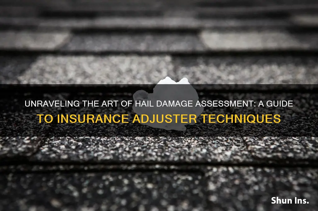 how do insurance adjusters determine hail damage