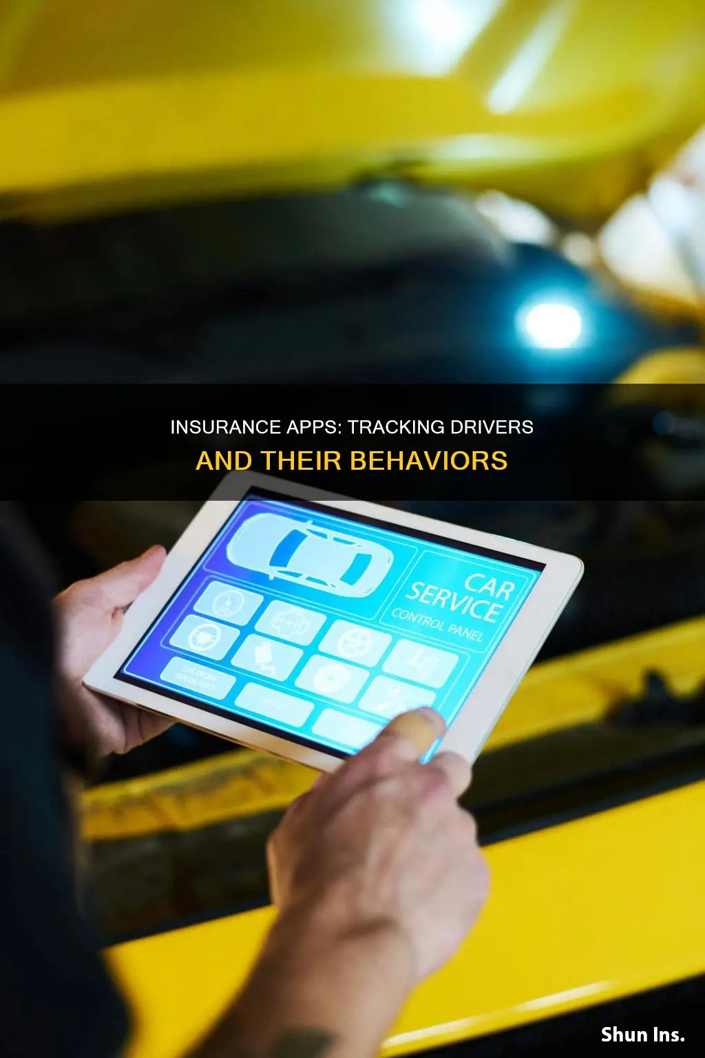 how do insurance apps know who is driving