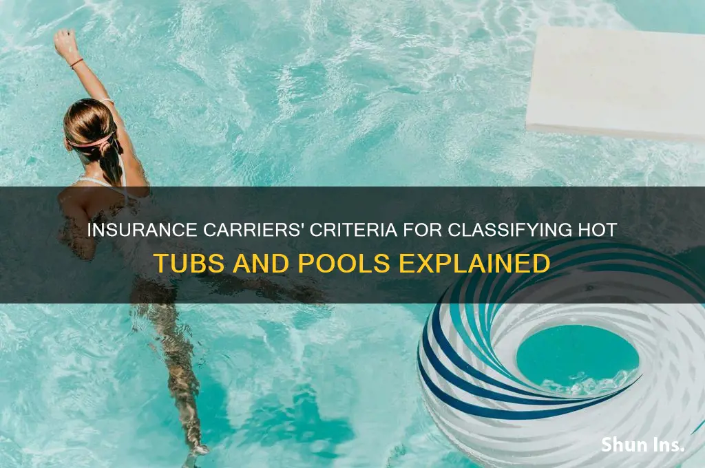 how do insurance carriers determine hot tub or pool
