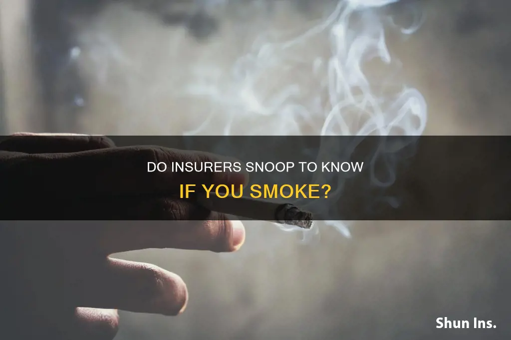 how do insurance know if you smoke