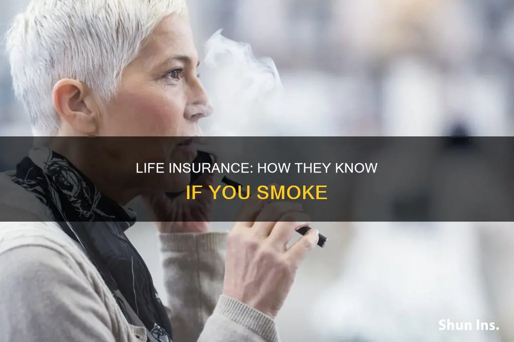 how do life insurance know if you smoke