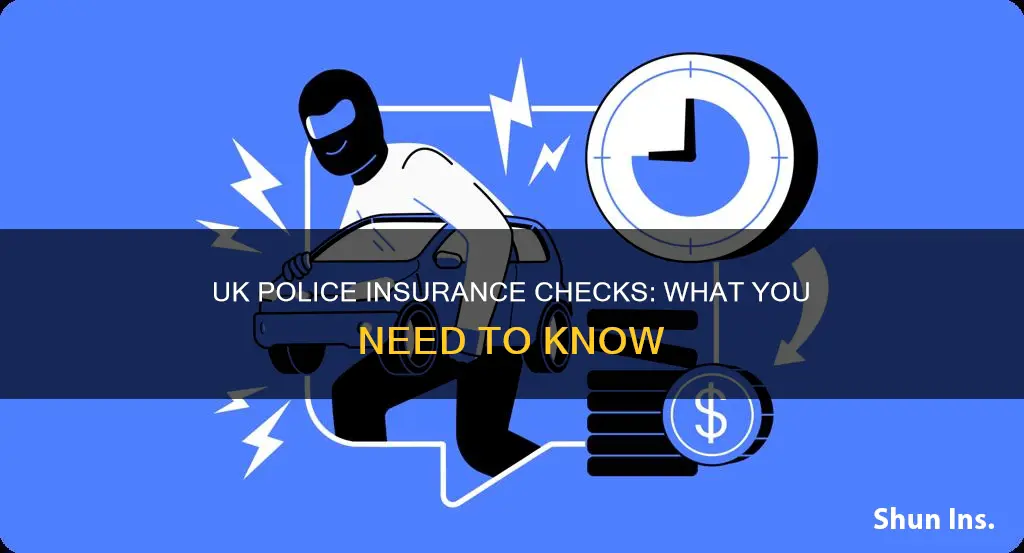 how do police check insurance uk