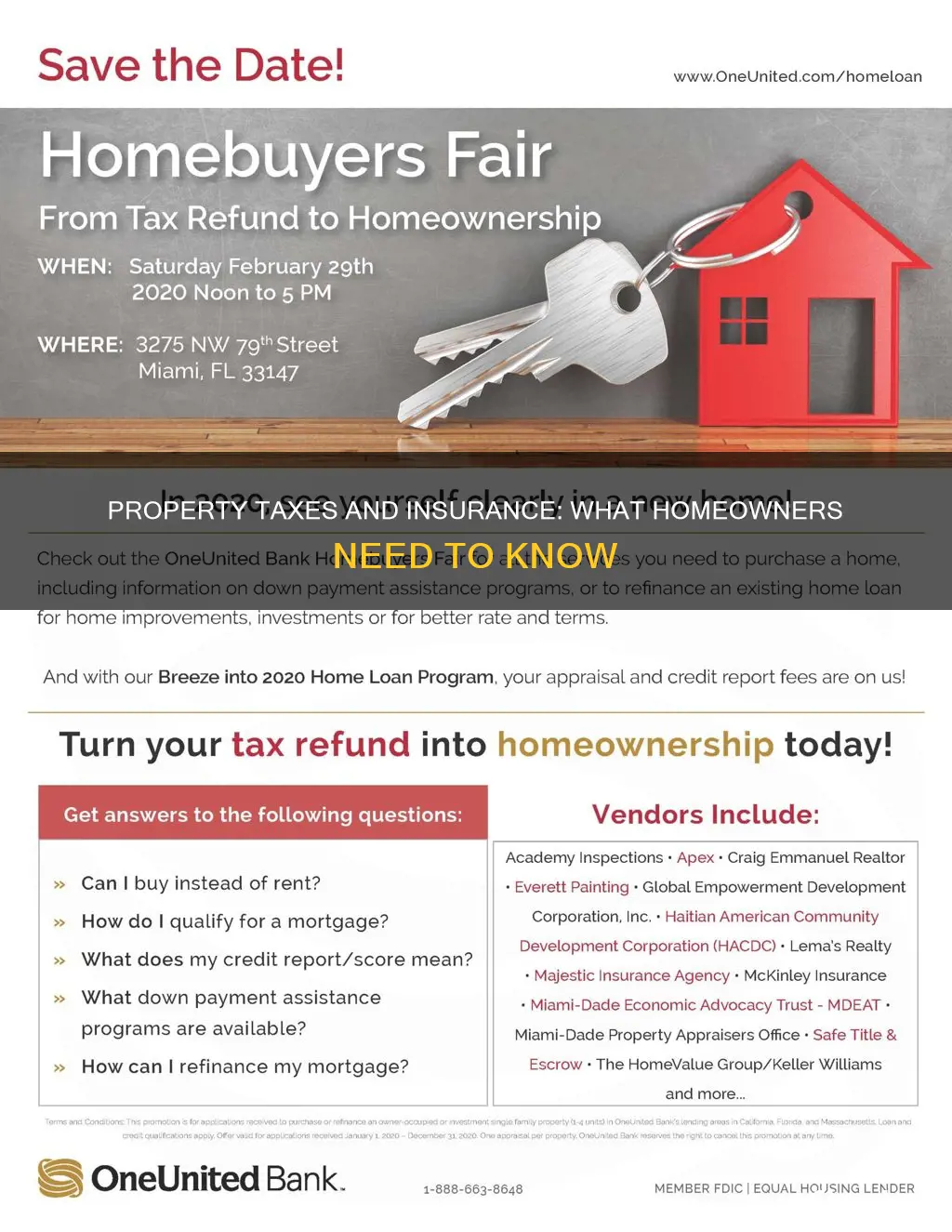 how do property taxes and homeowners insurance work with lender