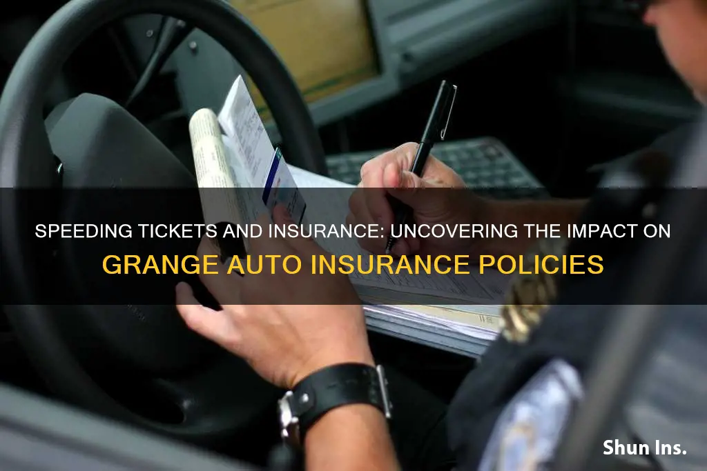 how do speeding tickets affect grange auto insurance