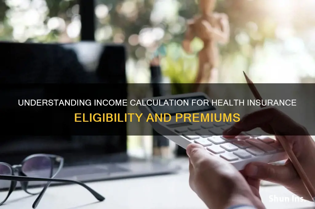 how do they measure income for health insurance