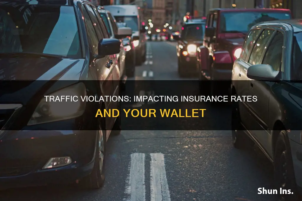 how do traffic violations affect insurance rates