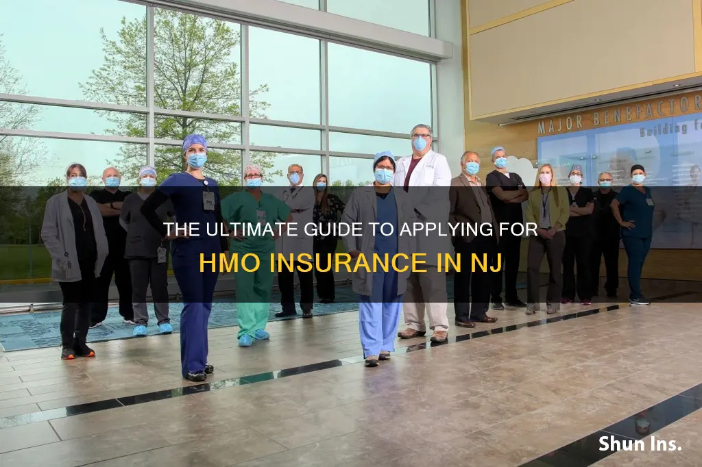 how do we apply for hmo insurance in nj