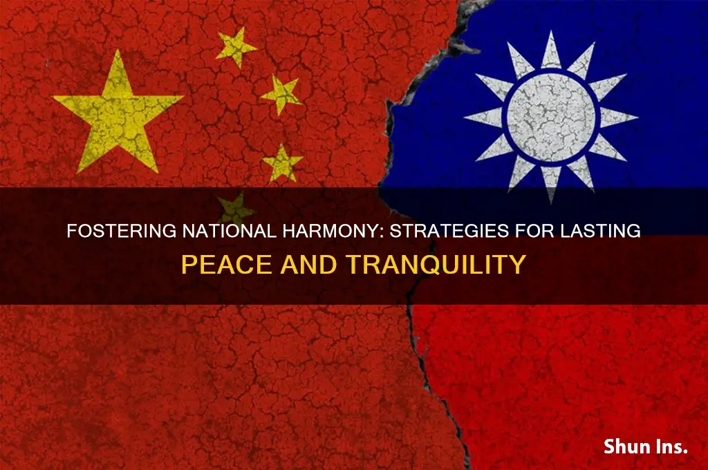 how do we insure tranquility or peace in our country