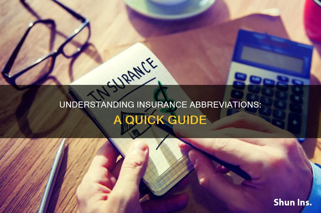 how do you abbreviate insurance