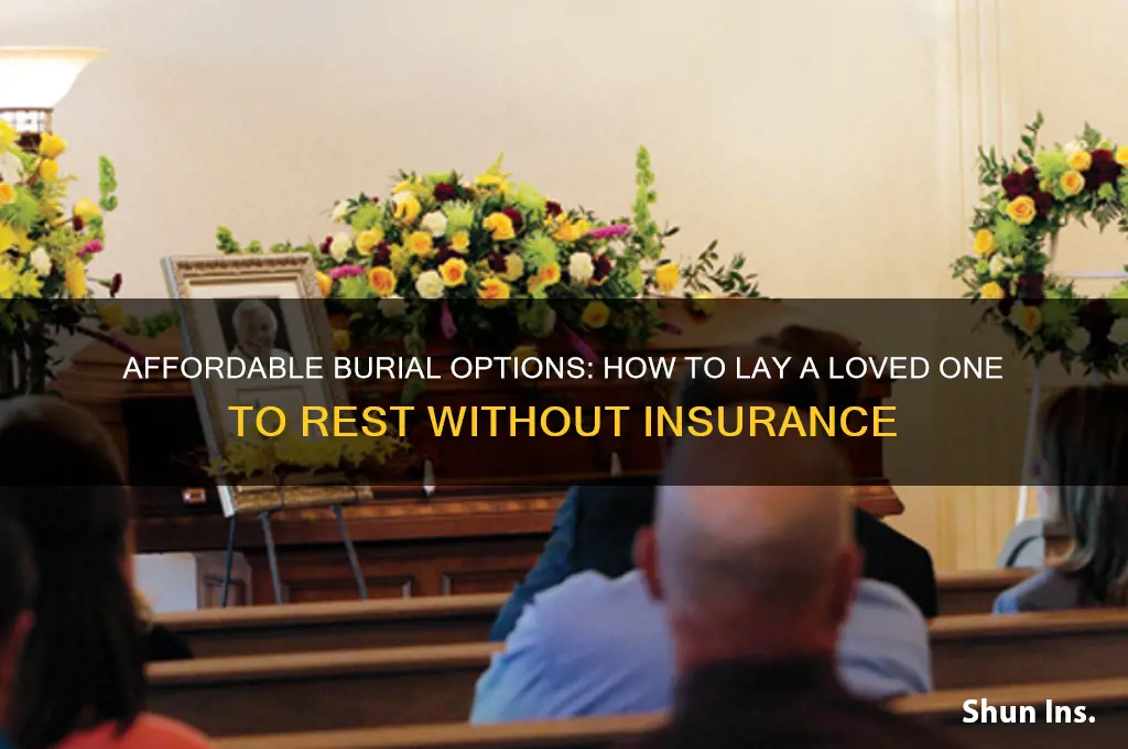 how do you bury someone with no insurance