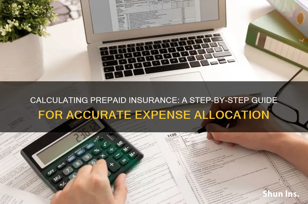 how do you calculate prepaid insurance