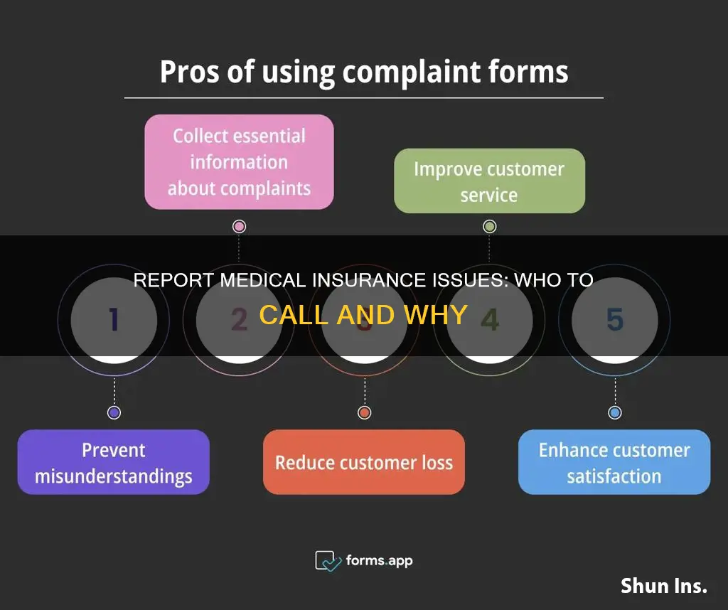 how do you call to report medical insurance company