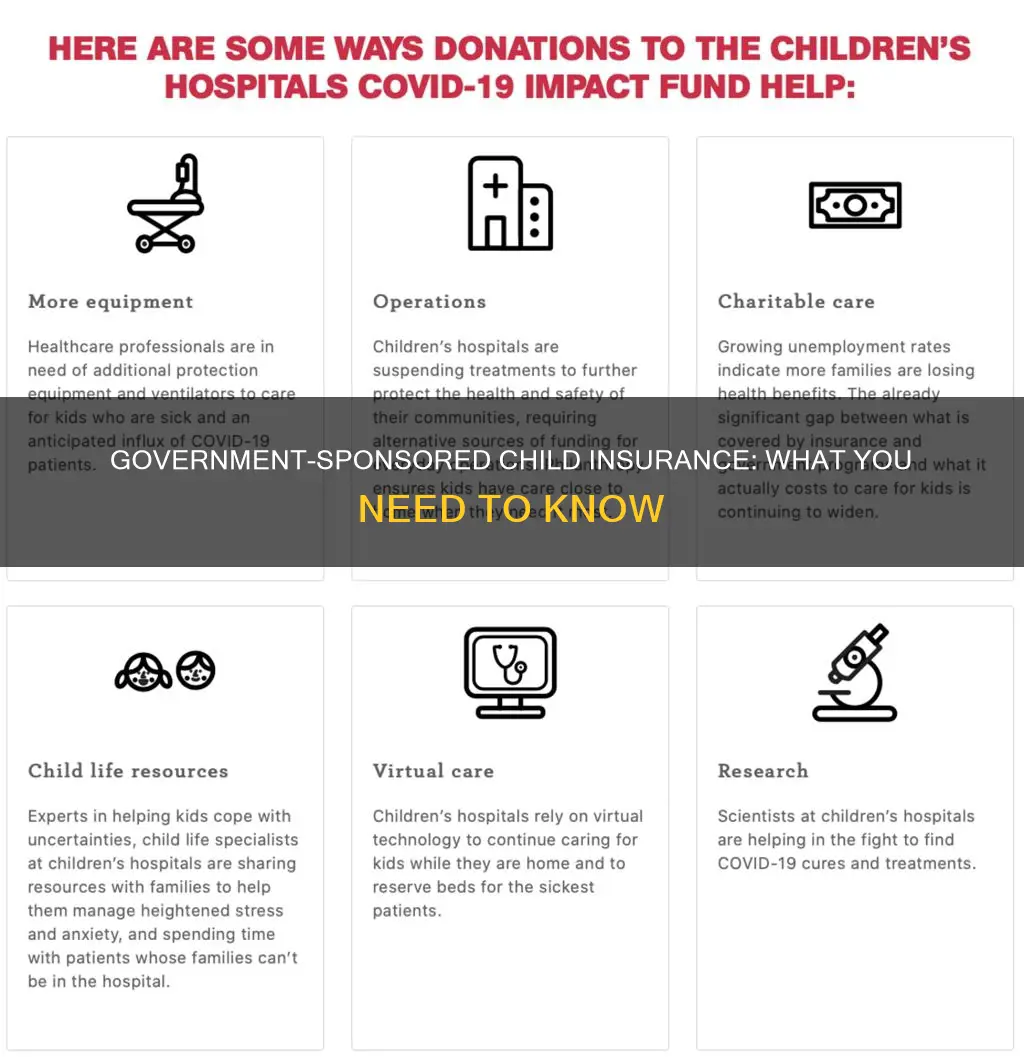 how do you called insurance from government for kids