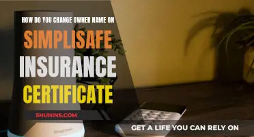 Simplifying SimpliSafe: Navigating Name Changes on Insurance Certificates