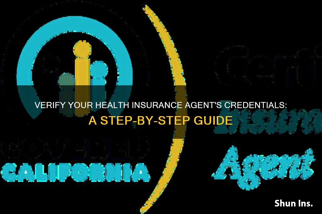 how do you check a health insurance agent credentials