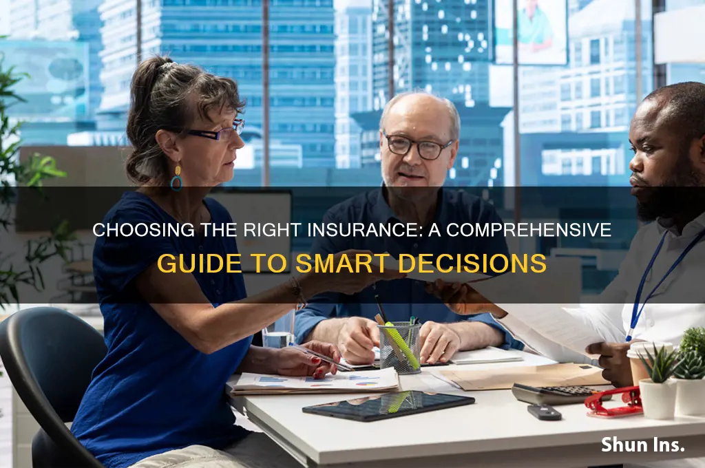 how do you choose insurance