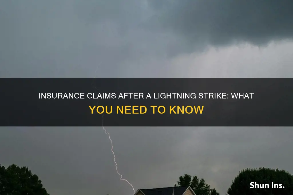 how do you handle a lighting strike with insurance