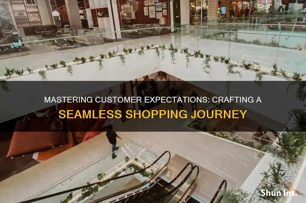 how do you insure a customer expectation shopping experience